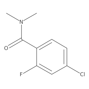 4-chloro-2-fluoro-N,N-dimethylbenzamide结构式