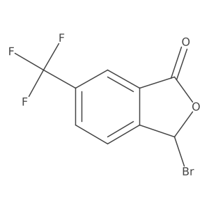 3-Bromo-6-(trifluoromethyl)phthalide Structure