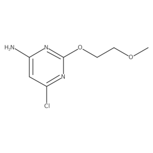 6-Chloro-2-(2-methoxyethoxy)pyrimidin-4-amine结构式