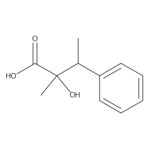 2-Hydroxy-2-methyl-3-phenylbutanoic acid Structure
