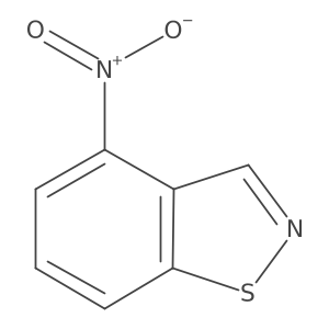 4-Nitrobenzo[d]isothiazole结构式