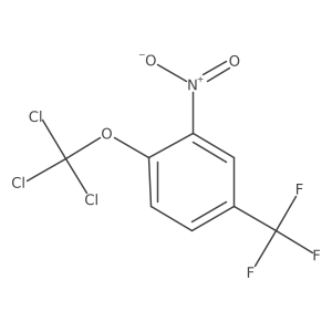 2-Nitro-1-(trichloromethoxy)-4-(trifluoromethyl)benzene Structure