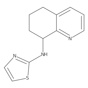 N-(1,3-thiazol-2-yl)-5,6,7,8-tetrahydroquinolin-8-amine Structure