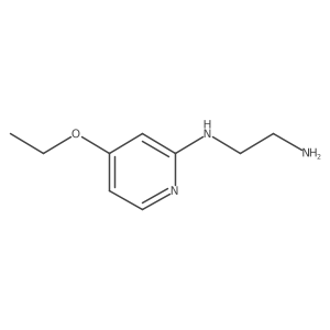 N-(4-Ethoxy-2-pyridyl)ethane-1,2-diamine结构式