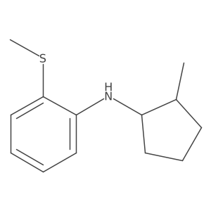 N-(2-Methylcyclopentyl)-2-(methylsulfanyl)aniline Structure