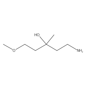 1-Amino-5-methoxy-3-methylpentan-3-ol结构式