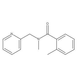 N,2-dimethyl-N-(2-pyridylmethyl)benzamide Structure