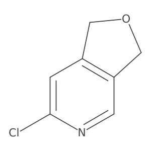 6-Chloro-1,3-dihydrofuro[3,4-c]pyridine Structure