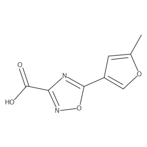 5-(5-Methylfuran-3-yl)-1,2,4-oxadiazole-3-carboxylic acid Structure