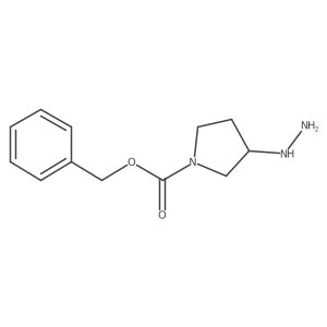 Benzyl 3-hydrazinopyrrolidine-1-carboxylate Structure