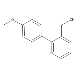 [2-(4-Methoxyphenyl)pyridin-3-yl]methanol结构式