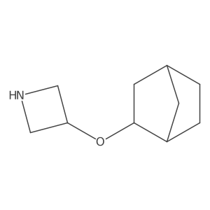 3-{Bicyclo[2.2.1]heptan-2-yloxy}azetidine结构式