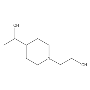 2-(4-(1-Hydroxyethyl)piperidin-1-yl)ethan-1-ol Structure