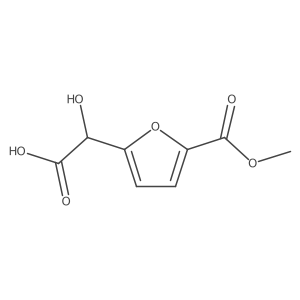 2-Hydroxy-2-[5-(methoxycarbonyl)furan-2-yl]acetic acid结构式