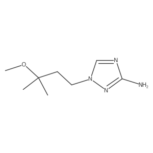 1-(3-methoxy-3-methylbutyl)-1H-1,2,4-triazol-3-amine Structure