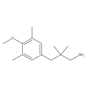 3-(4-Methoxy-3,5-dimethylphenyl)-2,2-dimethylpropan-1-amine结构式