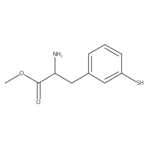 Methyl 2-amino-3-(3-sulfanylphenyl)propanoate结构式