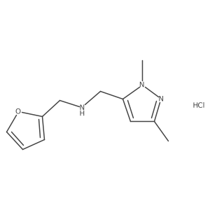 1-(1,3-dimethyl-1H-pyrazol-5-yl)-N-(2-furylmethyl)methanamine结构式