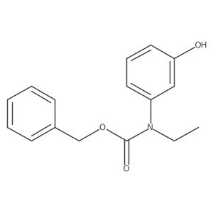 benzyl N-ethyl-N-(3-hydroxyphenyl)carbamate结构式