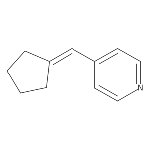 4-(Cyclopentylidenemethyl)pyridine Structure
