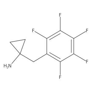 1-[(Pentafluorophenyl)methyl]cyclopropan-1-amine Structure