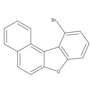 11-Bromobenzo[b]naphtho[1,2-d]furan结构式
