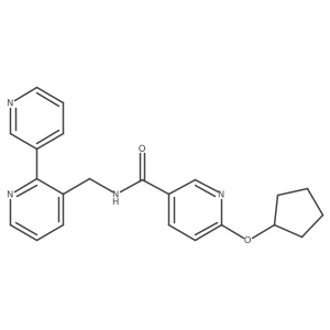 N-({[2,3'-bipyridine]-3-yl}methyl)-6-(cyclopentyloxy)pyridine-3-carboxamide Structure