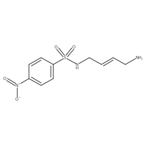 N-(4-aminobut-2-en-1-yl)-4-nitrobenzene-1-sulfonamide Structure