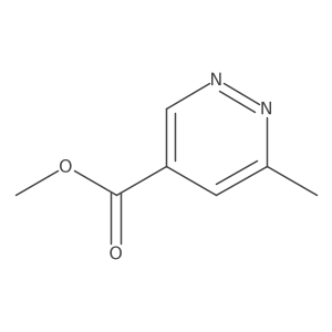 Methyl 6-methylpyridazine-4-carboxylate结构式