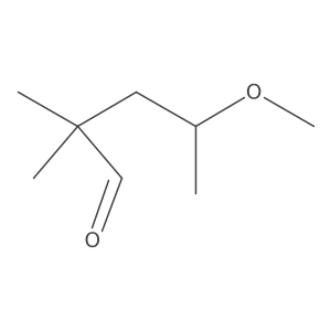 4-Methoxy-2,2-dimethylpentanal结构式