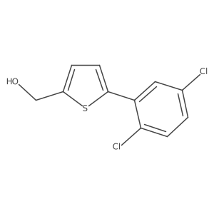 [5-(2,5-Dichlorophenyl)-thiophen-2-yl]-methanol结构式