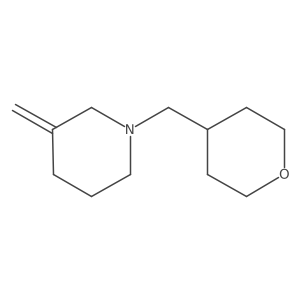 3-methylene-1-((tetrahydro-2H-pyran-4-yl)methyl)piperidine结构式