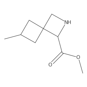 Methyl 6-methyl-2-azaspiro[3.3]heptane-1-carboxylate Structure