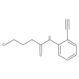4-chloro-N-(2-ethynylphenyl)butanamide结构式
