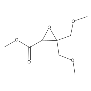 Methyl 3,3-bis(methoxymethyl)oxirane-2-carboxylate Structure