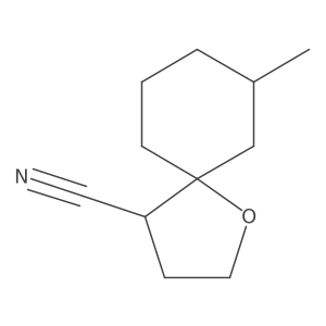 7-Methyl-1-oxaspiro[4.5]decane-4-carbonitrile Structure