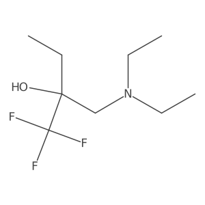 2-[(Diethylamino)methyl]-1,1,1-trifluorobutan-2-ol Structure