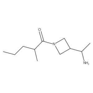 1-[3-(1-Aminoethyl)azetidin-1-yl]-2-methylpentan-1-one Structure