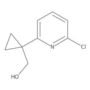 1-(6-Chloro-2-pyridinyl)cyclopropanemethanol Structure