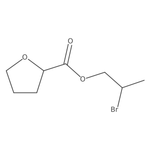 2-Bromopropyl oxolane-2-carboxylate Structure