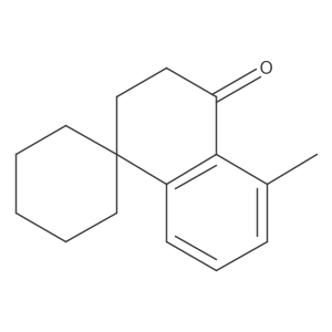 5'-methyl-3',4'-dihydro-2'H-spiro[cyclohexane-1,1'-naphthalene]-4'-one结构式