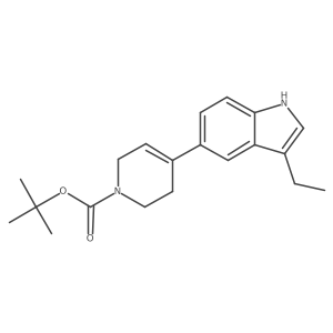 4-(3-Ethyl-1H-indol-5-yl)-3,6-dihydro-1(2h)-pyridinecarboxylic acid 1,1-dimethylethyl ester Structure