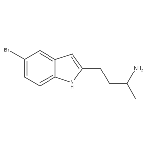 (2S)-4-(5-bromo-1H-indol-2-yl)butan-2-amine Structure