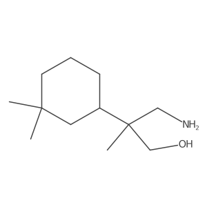 3-Amino-2-(3,3-dimethylcyclohexyl)-2-methylpropan-1-ol Structure