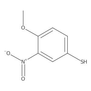 4-Methoxy-3-nitrobenzene-1-thiol结构式