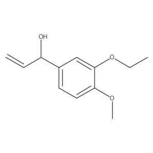 1-(3-Ethoxy-4-methoxyphenyl)prop-2-en-1-ol Structure