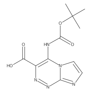 4-{[(Tert-butoxy)carbonyl]amino}imidazo[2,1-c][1,2,4]triazine-3-carboxylic acid Structure