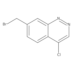 7-Bromomethyl-4-chlorocinnoline结构式