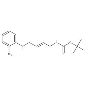 tert-Butyl (E)-(4-((2-aminophenyl)amino)but-2-en-1-yl)carbamate Structure