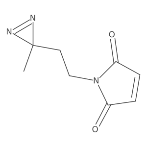 1-[2-(3-methyl-3H-diazirin-3-yl)ethyl]-2,5-dihydro-1H-pyrrole-2,5-dione Structure